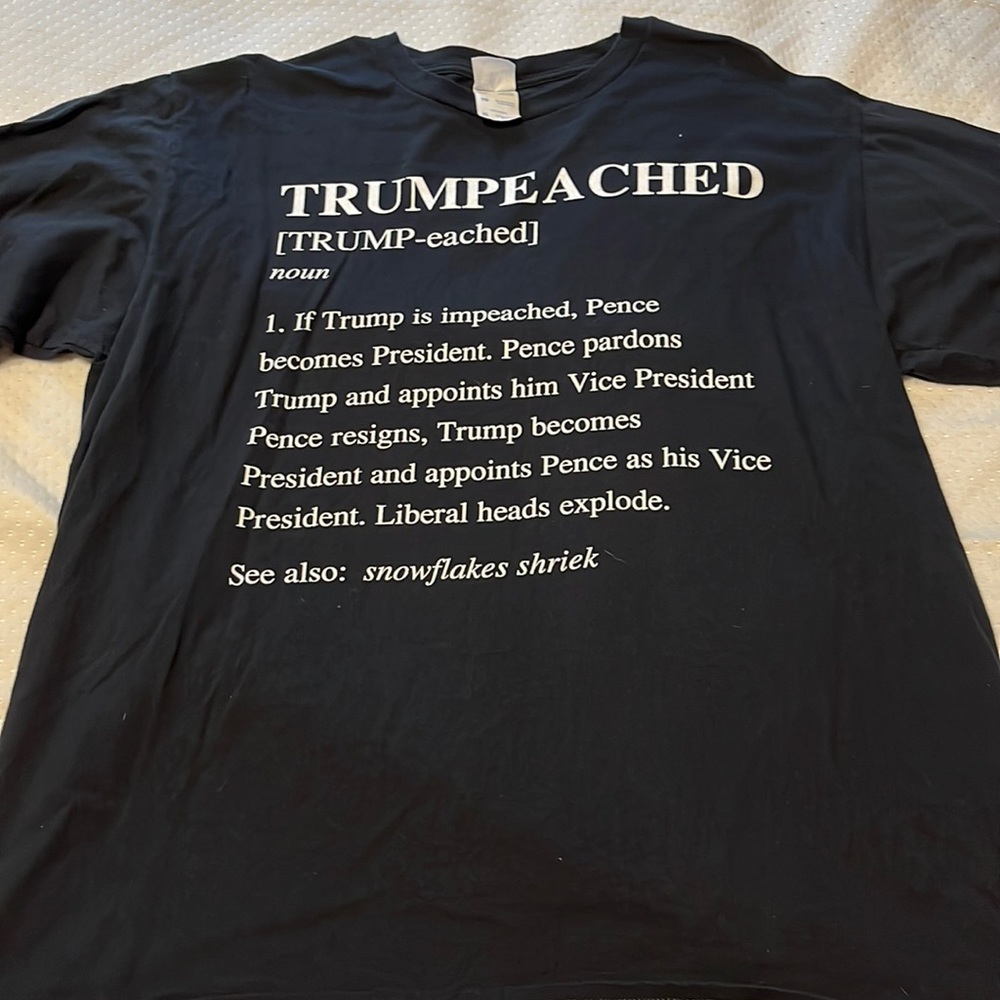 Trumpeached t shirt
